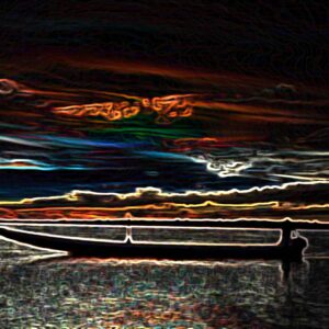 Pescador en el Vichada Abstracto